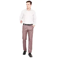 ROCKSY Men's Relaxed Fit Formal Trousers-thumb1