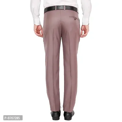 ROCKSY Men's Relaxed Fit Formal Trousers-thumb4