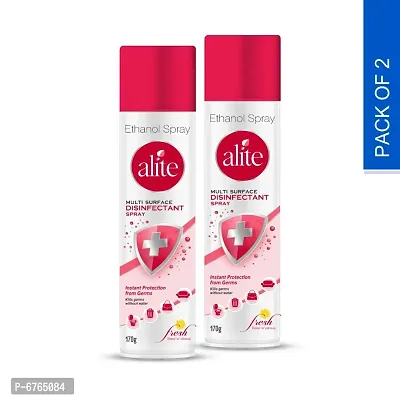 Alite Multi Surface Disinfectant Spray For Killing Bacteria  Viruses (170g Each Pack of 2)-thumb0
