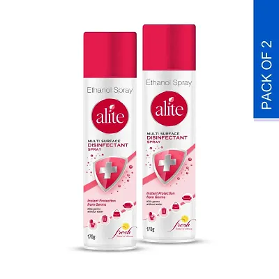 Alite Multi Surface Disinfectant Spray For Killing Bacteria  Viruses (170g Each Pack of 2)