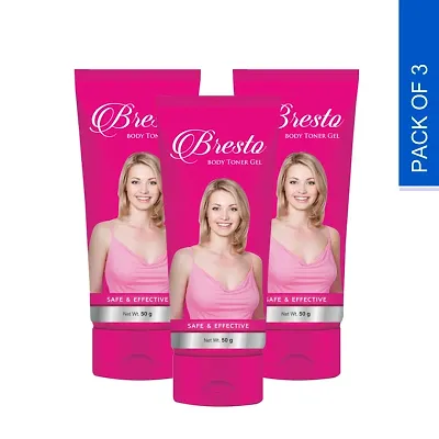 Bresto Body T - Womenrsquo;s Breast Cream for Develops, Tightens, and Reshapes the Curves Helps to Gain Growth.