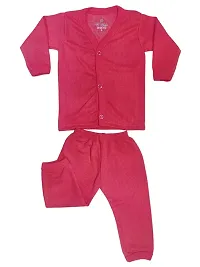 U-Light? Thermal Night Suit - Full Sleeves, Printed, Collared Neck, Winter Wear for Girls, Boys-thumb1