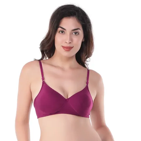 U-Light? Women's Lightly Padded Wire Free Premium Bra