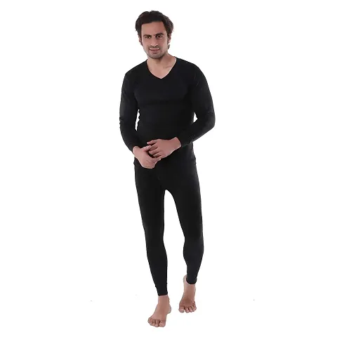 Men's Thermal Set V Neck with Full Sleeve Warmy