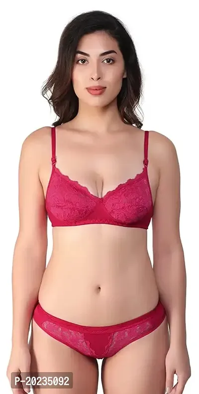 U-Light? Jhilmil Bridal Bra and Panty Set for Women | Lingerie Set for Women | Beautiful Combo of Lingerie Set-thumb0