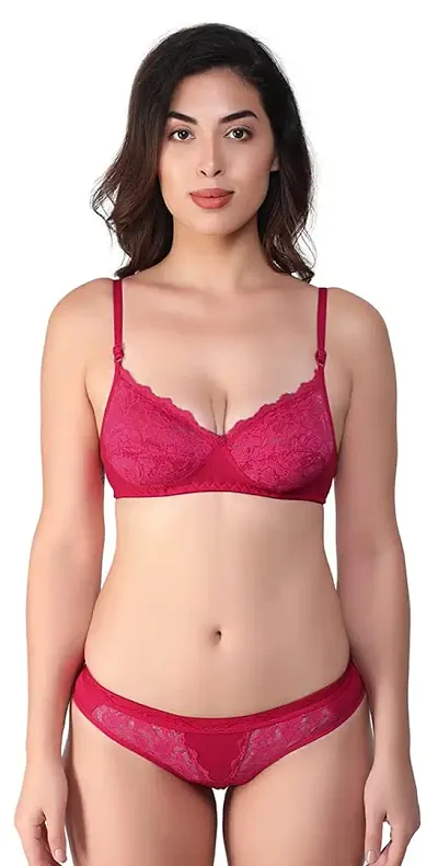 U-Light? Jhilmil Bridal Bra and Panty Set for Women | Lingerie Set for Women | Beautiful Combo of Lingerie Set