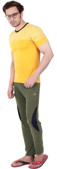 U-LIGHT RITIK Trackpant for Men Olive (S Size)-thumb1