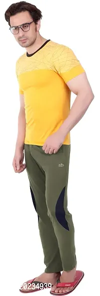 U-LIGHT RITIK Trackpant for Men Olive (S Size)-thumb2