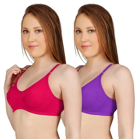 U-Light? Payal Non Padded Non Wired Full Coverage Cotton Bra