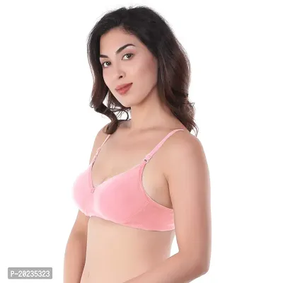 U-Light? Women's Cotton Lightly Padded Wire Free Premium Bra-thumb3