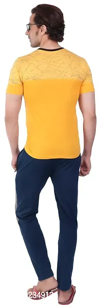 U-LIGHT RITIK Trackpant for Men Navy Melange (S Size)-thumb3