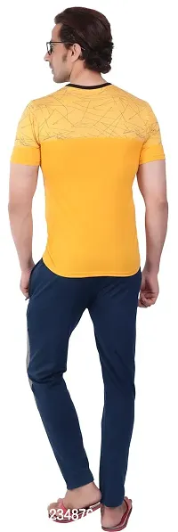 U-LIGHT RITIK Trackpant for Men Navy Melange (L Size)-thumb3