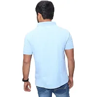 U Light? Men's Polo Casual Regular Fit Solid Polo Collar Neck T-Shirt-thumb1