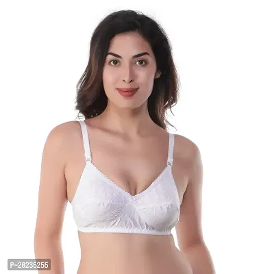 U-Light? Women's Premium Hosiery Cotton Non-Padded Bra