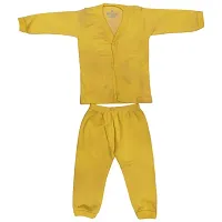 U-Light? Thermal Night Suit - Full Sleeves, Printed, Collared Neck, Winter Wear for Girls, Boys-thumb1