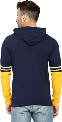 Classic Cotton Blend Solid Hoodie Sweatshirts for Men-thumb1