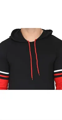 Classic Cotton Blend Solid Hoodie Sweatshirts for Men-thumb2