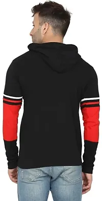 Classic Cotton Blend Solid Hoodie Sweatshirts for Men-thumb3