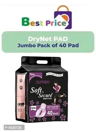 Natural Sanitary Pad for Women (Combo of 1 Packets) (Total 40 Pads)-thumb0