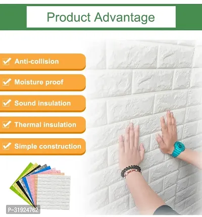 Decorative Self Adhesive Wall Tile, Pack of 10-thumb2