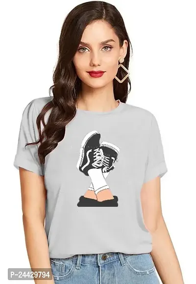 Classic Cotton Printed T-shirt For Women