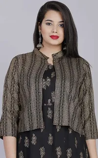 Trendy Rayon Ethnic Gown With Jacket-thumb3