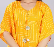 Women Rayon Printed Kaftan Kurta-thumb4