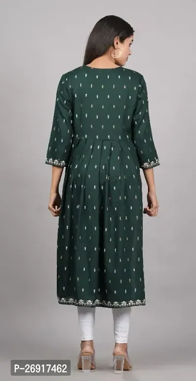 Classic Rayon Stitched Kurtas for Women-thumb2