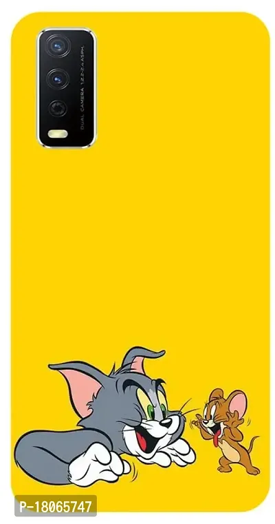 Ac Aditi Creations Creations Silicone Designer Printed Back Cover for Vivo Y20i S.N100