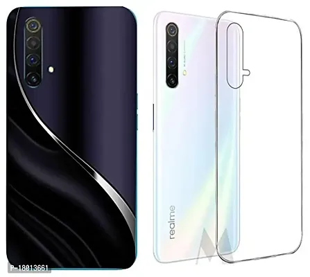 AC ADITI CREATIONS Printed N Transparent Backcover (Combo Offer) for Realme X3-thumb0