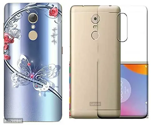 AC ADITI CREATIONS Printed N Transparent Backcover (Combo Offer) for Lenovo K8