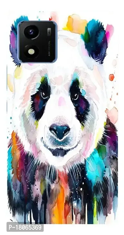 Ac Aditi Creations Creations Silicone Designer Printed Back Cover for Vivo Y01 S.N143