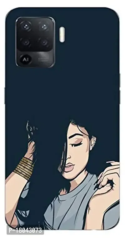 AC ADITI CREATIONS Printed Back Cover for Oppo F19 Pro Back Case