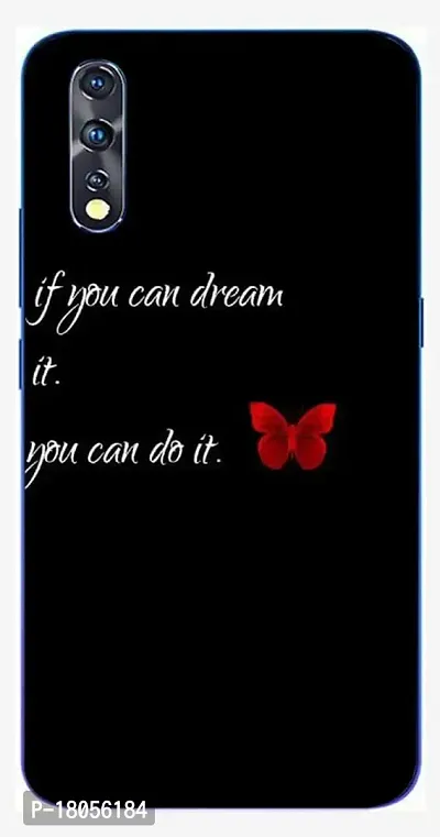Ac Aditi Creations Creations Silicone Designer Printed Back Cover for Vivo Z1x S.N42