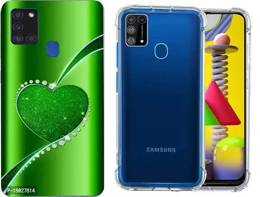 AC ADITI CREATIONS Printed N Transparent Backcover (Combo Offer) for Samsung Galaxy A21s