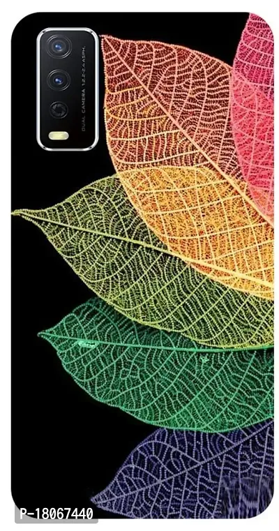 Ac Aditi Creations Creations Silicone Designer Printed Back Cover for Vivo Y12s S.N59