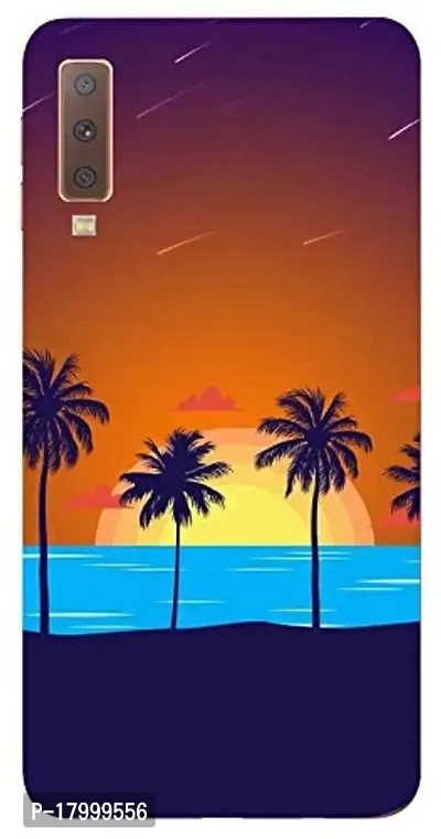 AC ADITI CREATIONS Printed Back Cover for Samsung Galaxy A7(2018)