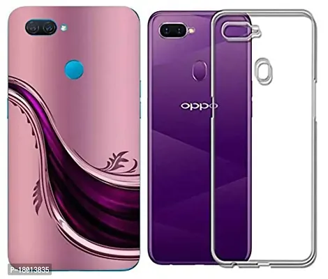 AC ADITI CREATIONS Printed N Transparent Backcover (Combo Offer) for Oppo A12