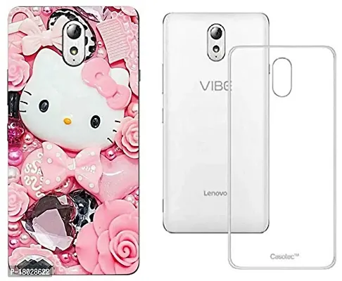 AC ADITI CREATIONS Printed N Transparent Backcover (Combo Offer) for Lenovo P1M