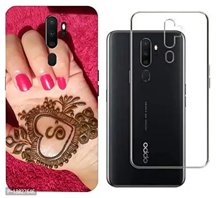 AC ADITI CREATIONS Printed N Transparent Backcover (Combo Offer) Oppo A5 (2020)