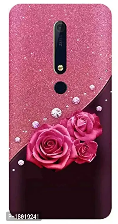 AC ADITI CREATIONS Silicon Printed Backcover for Nokia 6.1