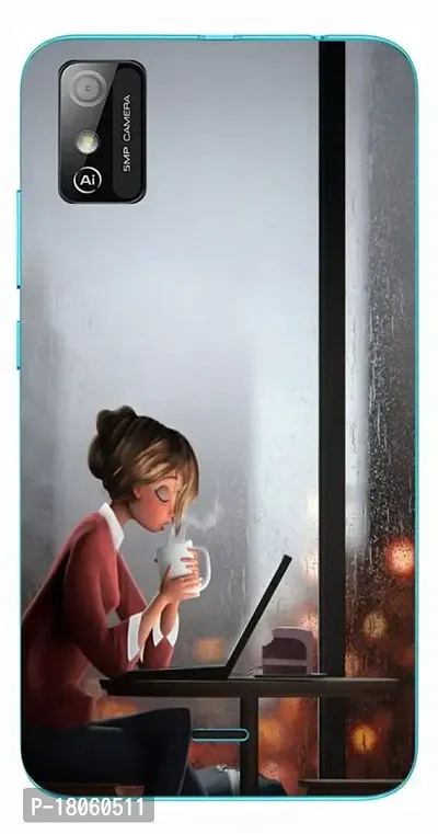 AC ADITI CREATIONS Printed Back Cover for Lava Z21 Mobile for Back Case S.N 57