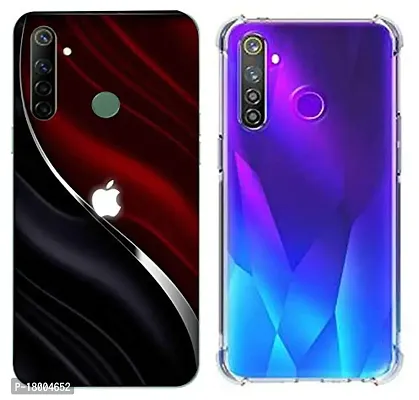 AC ADITI CREATIONS Printed N Transparent Backcover (Combo Offer) for Realme Narzo 10