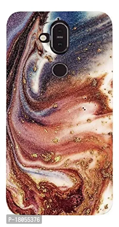 AC ADITI CREATIONS Backcover for Nokia 8.1 S.N 15