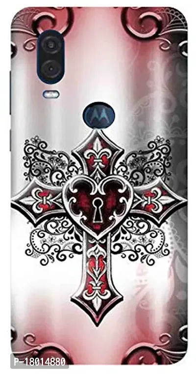 AC ADITI CREATIONS Silicon Printed Backcover for Motorola One Vision