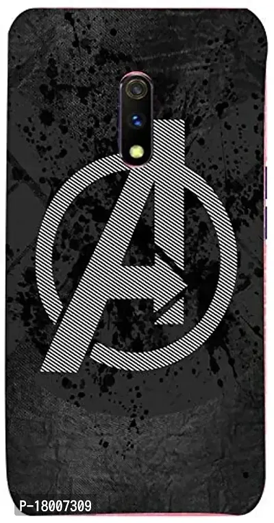 AC ADITI CREATIONS Printed Back Cover for Oppo Realme X-thumb0