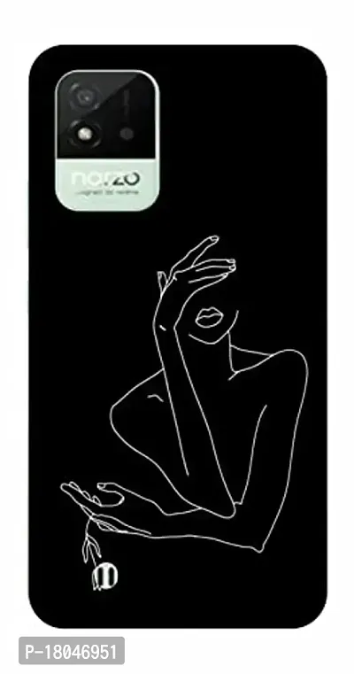 AC ADITI CREATIONS Designer Printed Back Cover for Realme Narzo 50i .N-36