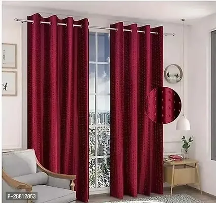 Classic Polyester Door Curtain pack of 1-thumb0