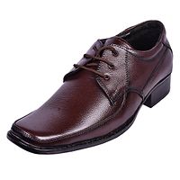Men's Brown Leather Formal Shoes-thumb1