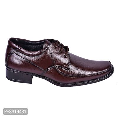 Men's Brown Leather Formal Shoes-thumb3